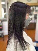 アークスヘアー&nbsp;グレージュ髪質改善トリートメント艶感ストレート透明感