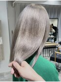 ミルクティーベージュダブルカラーインナーカラーケアブリーチ