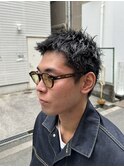 メンズ × スパイキーショート