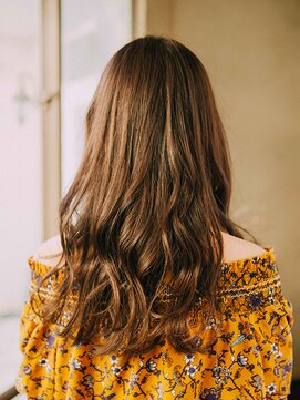 エクファ ヘア リゾート 大津 瀬田店(ex-fa hair resort) 夏ウエットヘアオリーブベージュデザインカラーレイヤーカット