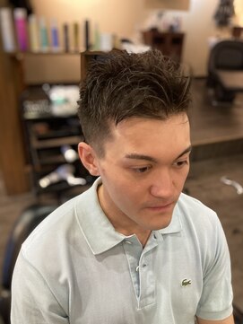 クラッキ ヘアークリエイション(CRAQUE hair creation) ベリーショート×アップバング