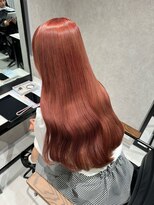 フォルテ プリモ 焼津 藤枝(FORTE PRIMO) デザインカラー/韓国風小顔レイヤーカット/透明感テラコッタ