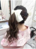 ガーリースタイル/心斎橋/ヘアメ/セットサロン