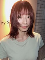 モローバイサンタウン(morrow by SUNTOWN)&nbsp;レイヤー×明るめレッド