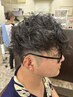 スパイラルパーマ＋メンズカット（眉毛cut、顔剃り付）￥1,9800→￥13,860