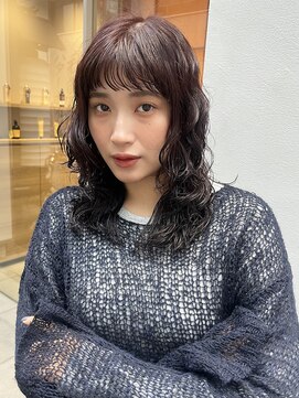 メルト 西梅田店(melt) #ウルフパーマ　#ミディアム