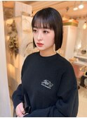 パツッとタイトボブ