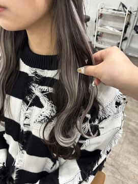 プライズ アイリス 池袋東口店(prize Iris) インナーカラーエクステ/グレージュカラー/池袋