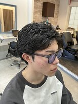 ヘアサロン ソル(SOL)&nbsp;ショートメンズパーマスタイル