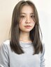 鎖骨下の方＊整えカット+全体カラー+保湿トリートメント