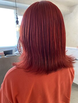 プルメリアドット(Plumeria.) オレンジ