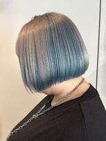 ラック(LUCK)&nbsp;アンブレラカラー/船橋/くすみベージュ/細めハイライト