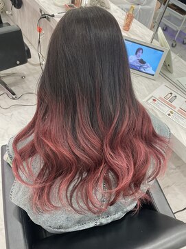 ミニョン(mignon) 韓国/ダブルカラー/ブリーチ/ピンク/学割U24/新越谷/南越谷/草加