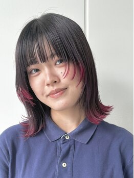 エン(YENN)の写真/[新規様カット¥4500]クセを活かしたもちの良いカットと似合わせは、ヘアコレクション常連サロン<YENN>で―