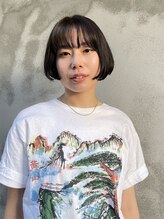 ウッド(uood) 【ナチュラルなのに目を引く、抜け感ボブ】