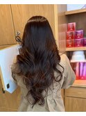 レイヤー巻き髪スタイル【北千住】