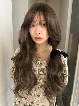 メゾンアクア 表参道(Maison ACQUA) ☆ブリーチなしダブルカラー オリーブ オリーブベージュ