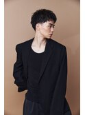 men's/メンズ/ブルーブラック/フェザーパーマ/サーフカール/池袋