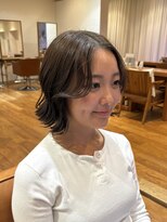 オアシスアヴェダ(OASIS AVEDA)&nbsp;ボブカット／パーマ風ボブ／前下がりボブ