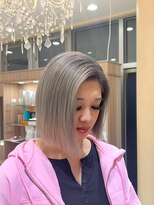 アウラ(AURA)&nbsp;盛岡/透明感カラー/ケアブリーチ/シルバー