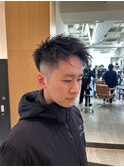 刈り上げスパイキーショート