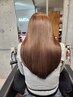 【新原指名限定】☆New☆　極艶　髪質再生ストレート(縮毛矯正)+カット￥21000