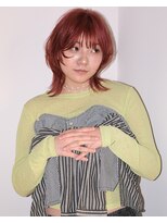 ウィム(wim)&nbsp;『ウルフカット』ウルフレイヤー/カシスオレンジ/春カラー