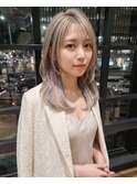 インナーカラーが可愛いエクステポイント