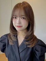 ファンド 千葉(fand)&nbsp;ミディアムレイヤー/レイヤーカット/前髪/顔周りカット/千葉駅