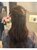【ヘアセット】お呼ばれハーフアップ