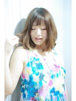 アルベロ(albero)&nbsp;夏ボブ　無造作グラデーションカラー