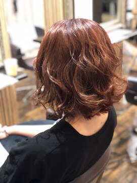 ヘアーサロン アモル(HAIR SALON Amor) #ボブ #パーマスタイル #下関