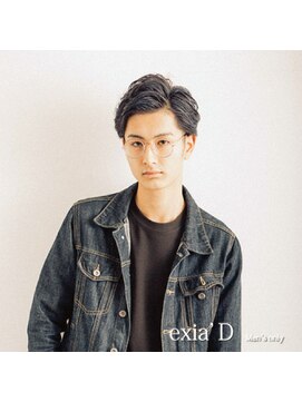 メンズサロン エクシア ブラト(brat) セットが楽な七三スタイル×アッシュブラック×30代/40代