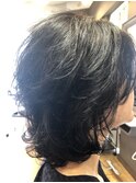 【アトリエクロエ 芦屋】 ひし形 ミデイアム グラマラス カール