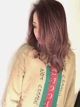 リジョイスヘア(REJOICE hair) ペールベリーピンクラベンダー　担当mido