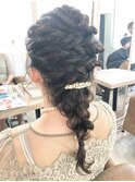 ヘアセット/ドレスヘア/結婚式/二次会/編みおろし/卒業式/着物