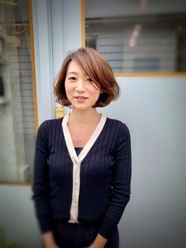 ダマーニ 表参道(DAMANI) 上品・キュートな厚めバング１カールボブ［表参道/青山］