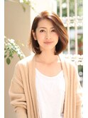 〈lien.自由が丘〉30代40代40代大人女性に!上品な肩上ボブ