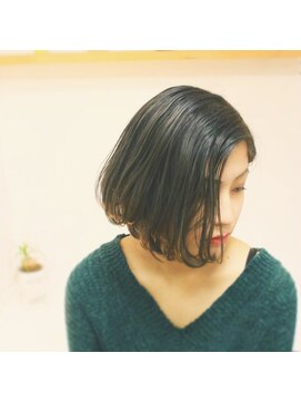 クート(ku-to) ショートボブにイルミナカラーを×白髪染め&ヘッドスパも人気◎