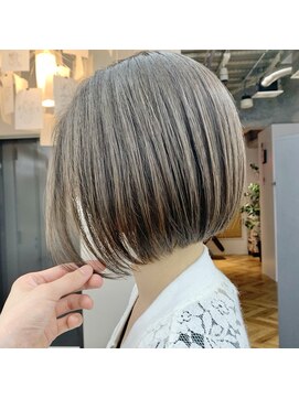 ロンプ(romp) 前下がり強めのモードボブ 【romp恵比寿】【Satoru】