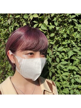 アップシーデイジー(upsy daisy) パープル×ショート