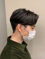 エルマーク(L-MARK)&nbsp;センターパートニュアンスパーマ韓国カルマパーマコンマヘア