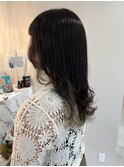 インナーカラーウルフカットロングレイヤーグラデーションカラー