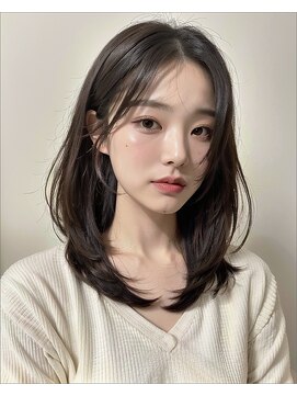 リコヘアー(LiCO HAIR) 人気スタイル、韓国風フロントレイヤー