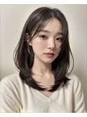 人気スタイル、韓国風フロントレイヤー