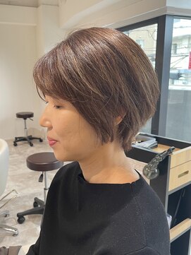 ソイクフ 四条大宮店(SOY-KUFU) 20代30代40代◎イメチェン似合わせカットハイライトショート