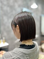 フォンド 津田沼(fond.)&nbsp;黒髪/グレーベージュ/レイヤーロング/前髪パーマ/津田沼