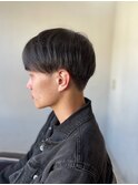 MEN'S HAIRアッシュブラックマッシュショート