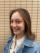 アンドユー(& you.)&nbsp;ツヤサラ切りっぱなしボブ