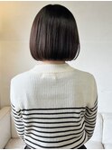 大人のワンレングスボブヘア/ボブカット/ボブスタイル/ボブ